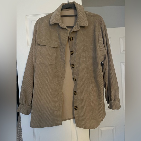 Nasty Gal Tops - CORDUROY BOTTO DOWN